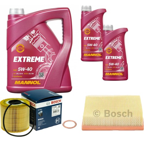 BOSCH Inspektionspaket MANNOL 7L 5W-40 Extreme für Renault Espace IV JK0/1_