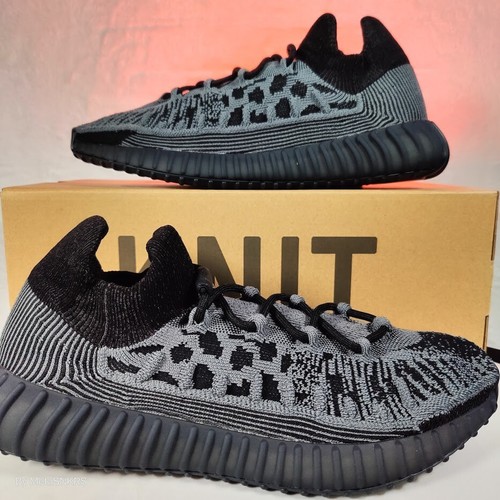 Adidas US 12 Men's Black Grey Slate Onyx Boost - Yeezy 350 V2 CMPCT - IG9606 New - Picture 11 of 24