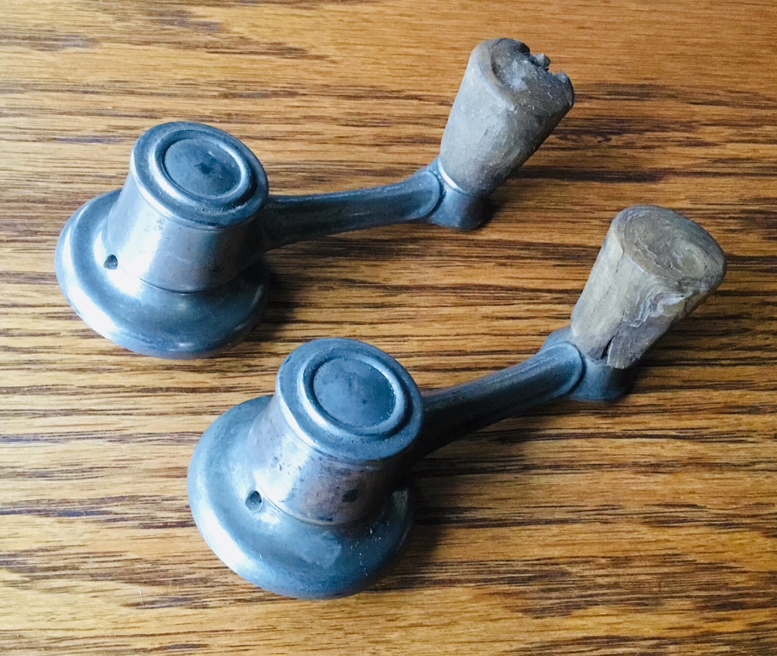 1910s 1920s WINDOW CRANK DOOR HANDLES vtg teens early antique rare auto