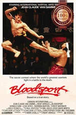 BLOODSPORT VAN DAMME 1988 80s CINEMA MOVIE ORIGINAL PRINT PREMIUM POSTER