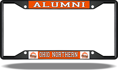 #ad Ohio Northern ALUMNI Black License Plate Frame $28.99