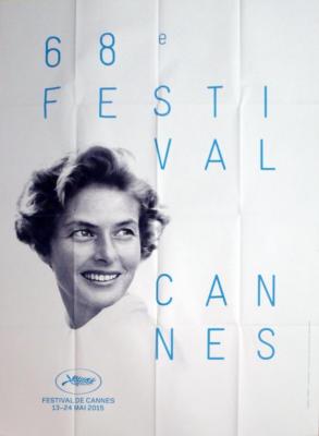 CANNES 2015 FILM FESTIVAL - INGRID BERGMAN - ORIGINAL GROSSES FRANZÖSISCHES P...