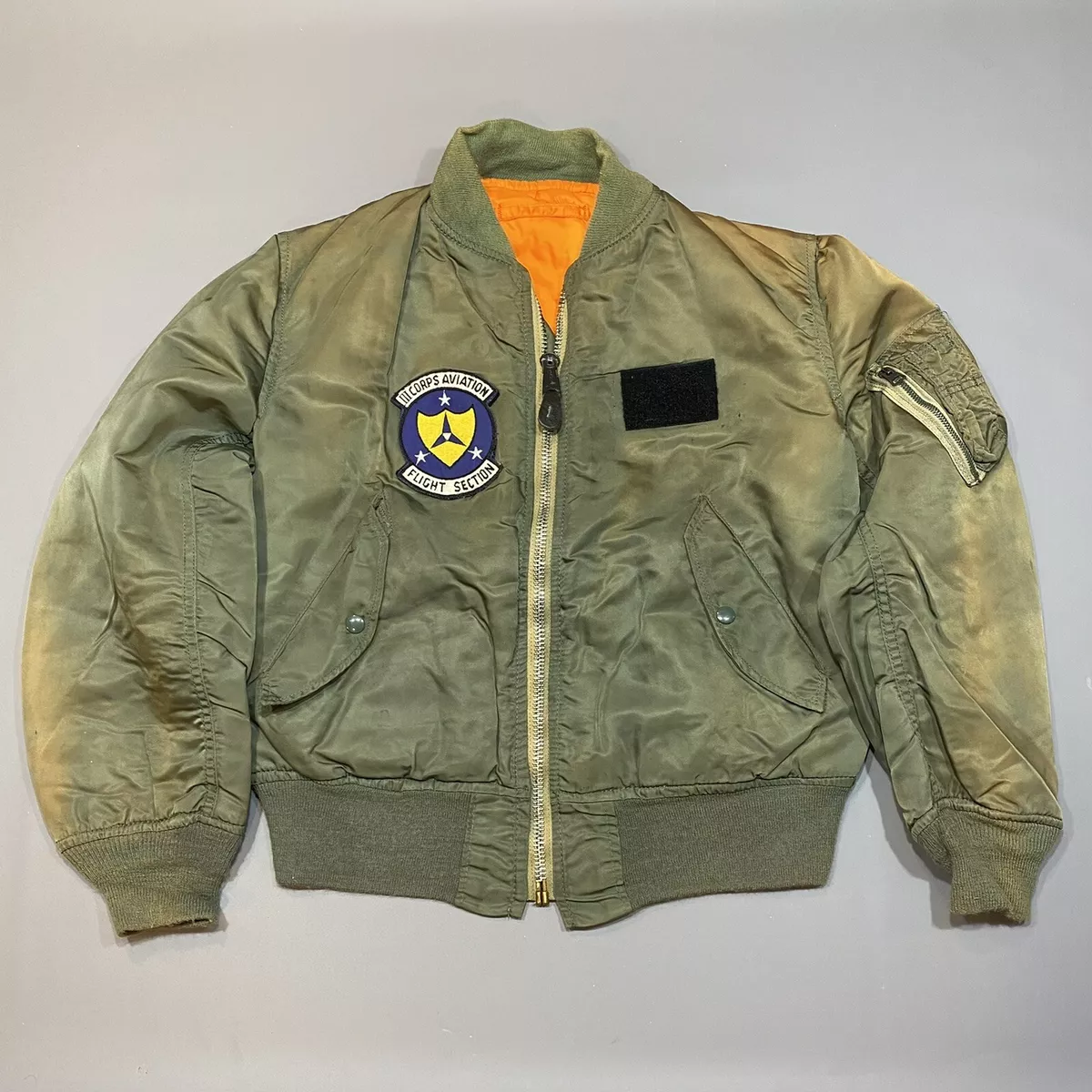 MA-1 USAF 60年代 SMALL 実物 ALPHA INDUSTRIES-