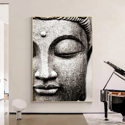 Abstract Buddha Posters And Prints Canvas Painting Religious Wall Mural Wall Art
