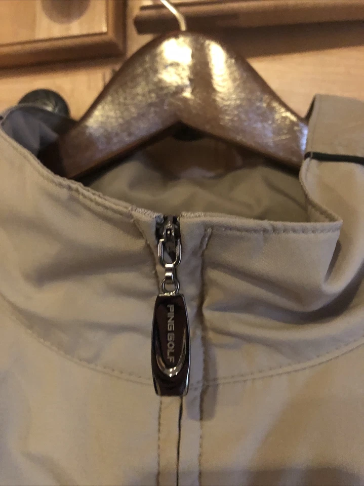 Mens Lg Ping Collection Pullover Wind Jacket Zip Off  Golf Removable Sleeves - Image 2 of 4