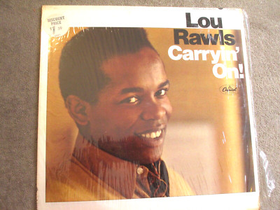 LOU RAWLS / CARRYIN' ON! '66 LP CAPITOL T-2632 NM IN SHRINK MONO