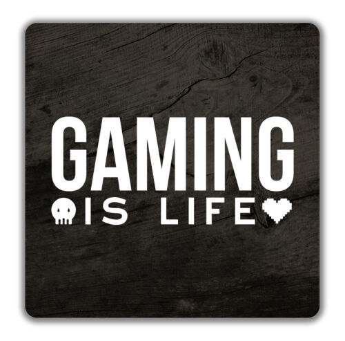 Gaming is Life 2-pak podkładek - 9cm x 9cm - Zdjęcie 1 z 11