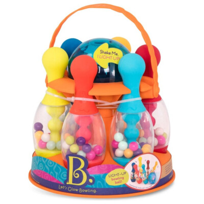 B.toys Let's Glow Light-Up Bowling Set
