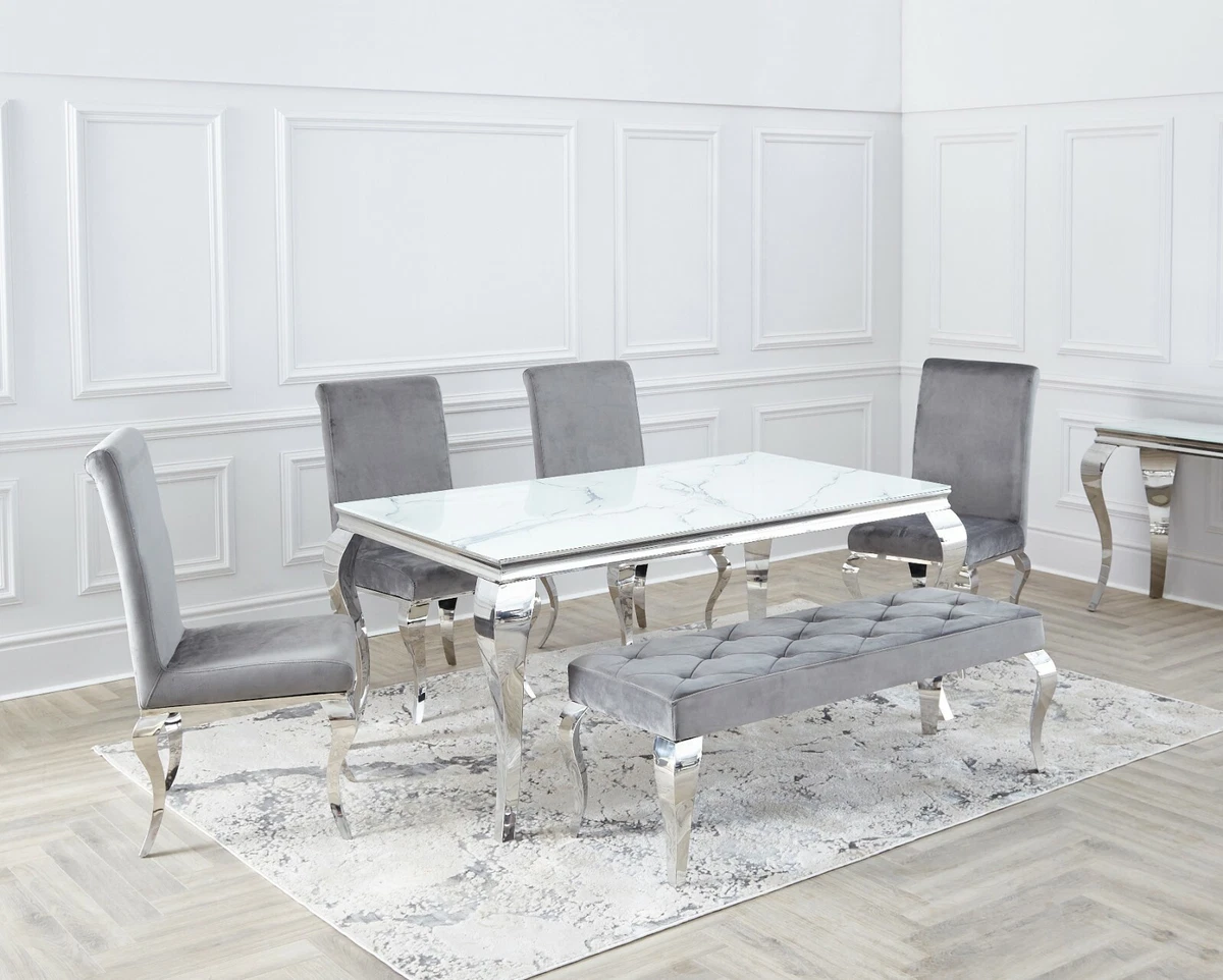 Glass 2024 bench table