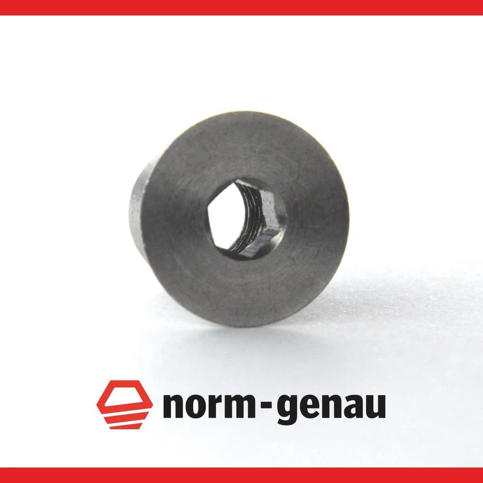 Hülsenmutter mit Senkkopf M3 M4 M5 M6 M8 M10 M12 M16 ISK - Edelstahl A1 (VA) - Bild 3 von 4