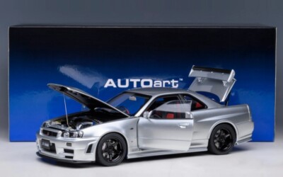 77461 AUTOart 1:18 Nissan NISMO R34 GT-R Z-tune (Z-tune Silver