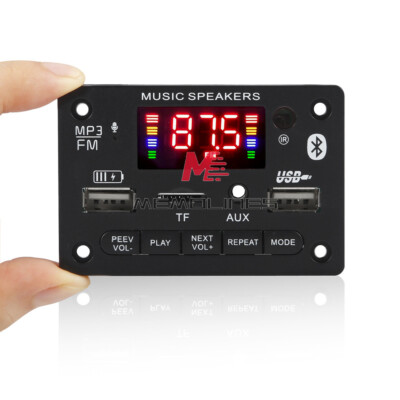 DC6-12V 2*3W Bluetooth Digital Audio Player MP3 Decoder / Power Amplifier Board