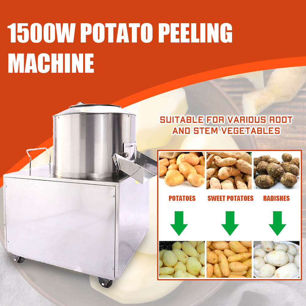 Commercial Electric Potato Peeling Machine Automatic Sweet Potato