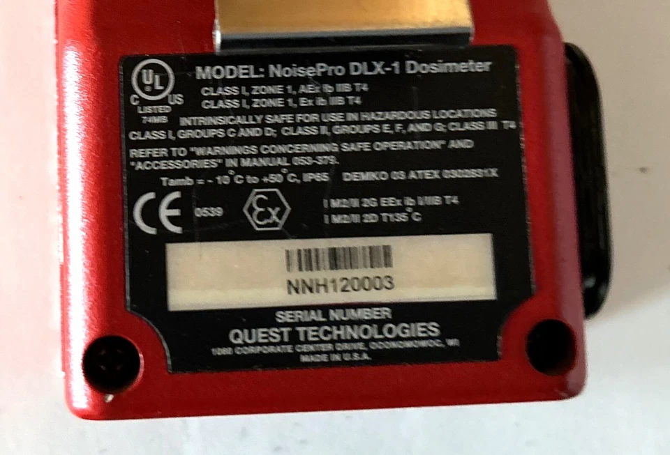 dosimetro per misura esposizione personale quotidiana a rumore - Immagine 3 di 4