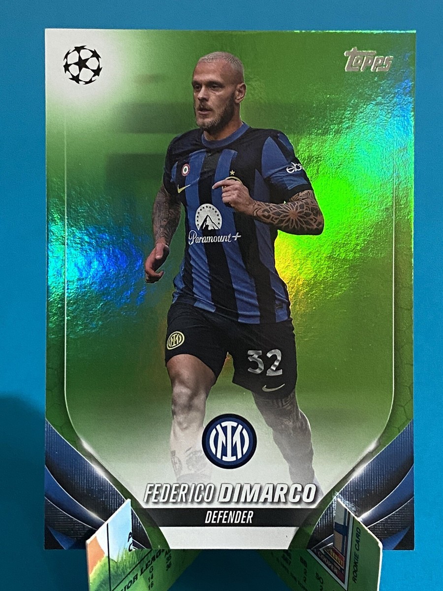 2023-24 Topps /199 UEFA Club Competitions Federico Dimarco Neon
