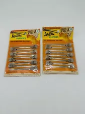 2 Vintage Packages Lady Ellen Klippies King Size Hair Clips Sectioning & Waving