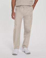 MEN'S - Landau Essentials Men's Straight-Leg Cargo Scrub Pants 8555 SANDSTONE