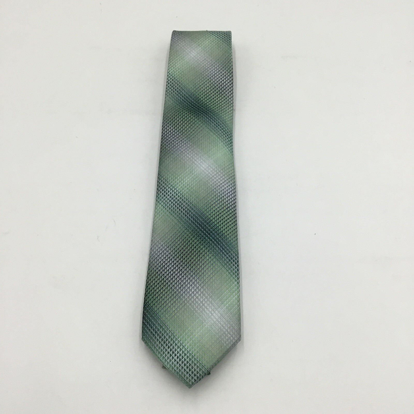 Perry Ellis Mens Lendon Mini Green Necktie- OS 3490₽