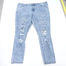 SO Goods for Life Jegging Jeans Women's 20 Blue Cotton Distressed Skinny Leg