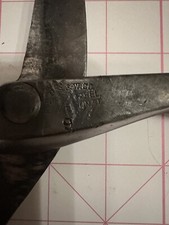 vintage P.S.& W. co. 1819 tin snips,shears u.s.a. #9 - 12 inch