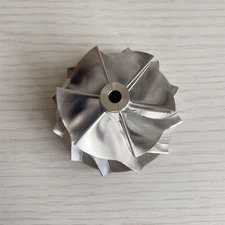 GT15-25 49.62/61.98mm 6+6 blades Billet compressor wheel SP Height Angle: -3.5