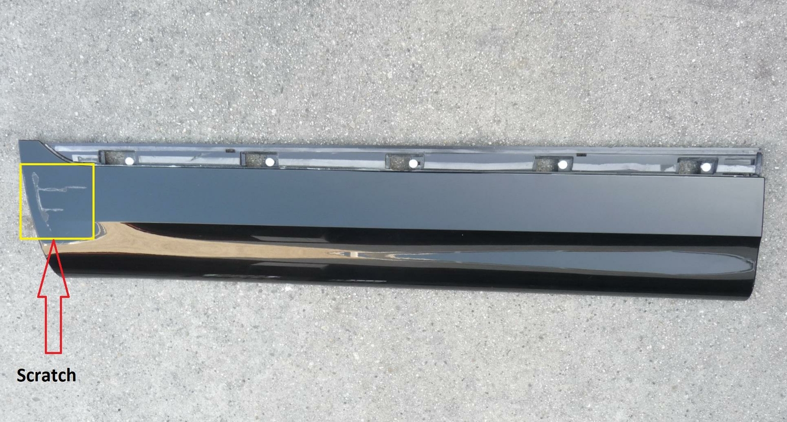 2016-20 Bentley Bentayga Front Left Door Lower Trim Molding Panel 36A853071A OEM