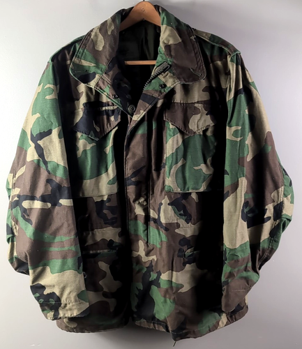 Veste Militaire M65 US Woodland - Parka De Combat Avec Doublure, Tailles S à 7XL - Marque Brandit