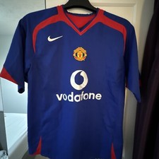 Man Utd Away Shirt 05/06 Medium adults Manchester United Retro vintage 