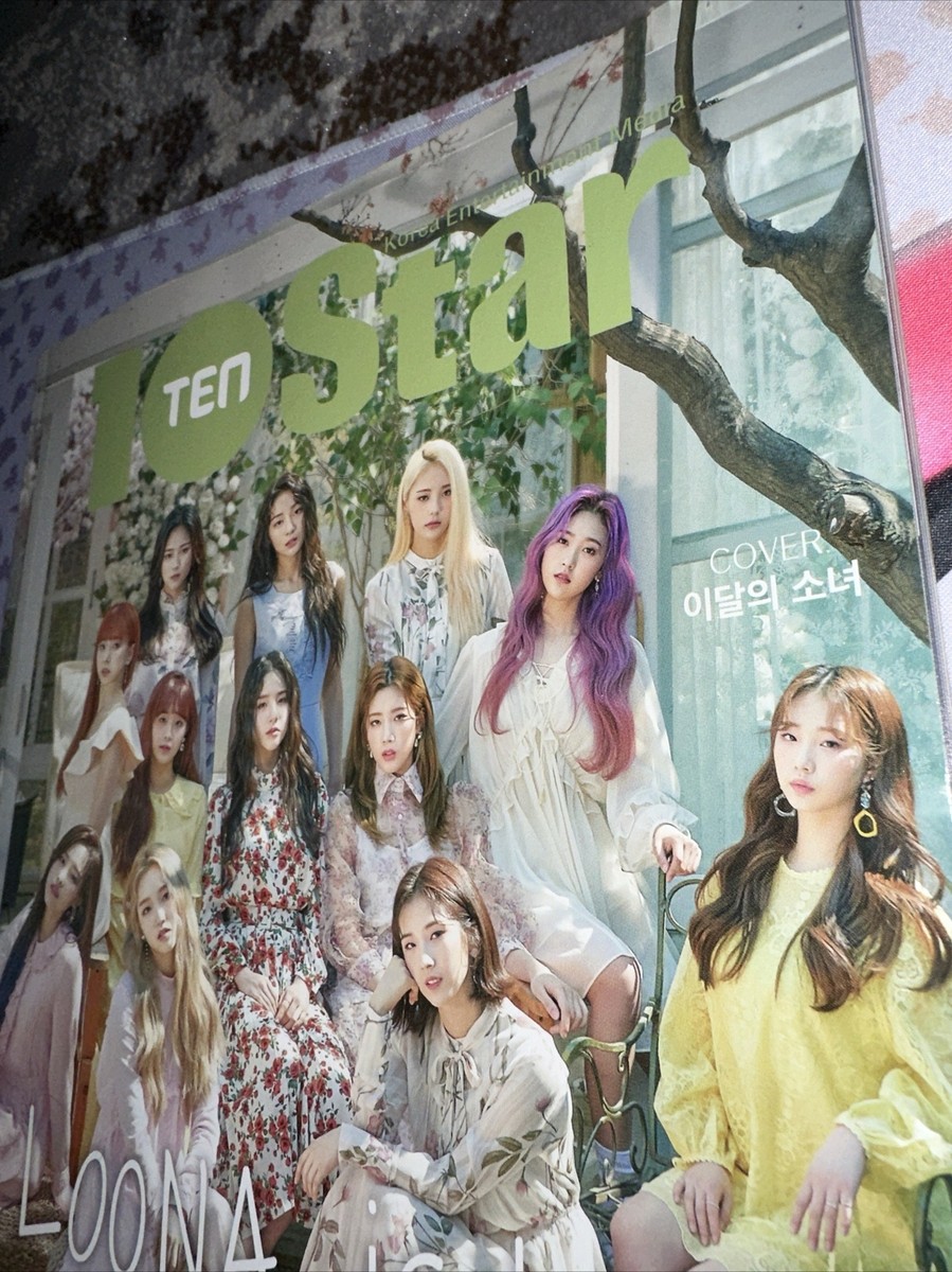 Tenstar 10star LOONA ARTMS Kpop Magazine May 2019 Issue RARE Photo