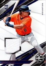 Jake Meyers Astros 2022 Panini Chronicles Limited Swatches Red RC Card #LS-JM