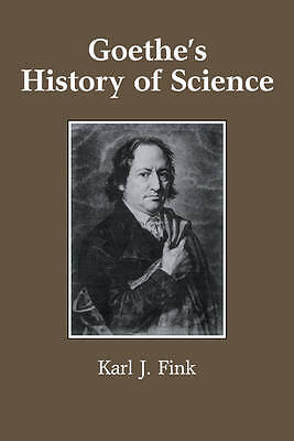 Goethe's History of Science Fink Paperback Cambridge University Press