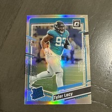 Tyler Lacy 2023 Panini Donruss Optic Silver Holo Prizm #253 Rookie RC Jaguars🔥