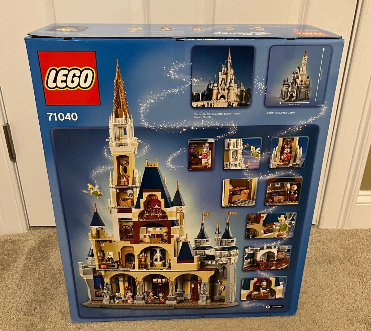NEW SEALED Lego Disney 71040 Disney Castle Set RETIRED Minnie