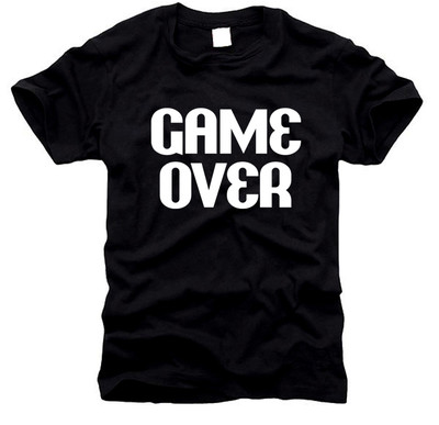GAME OVER - Herren-T-Shirt, Gr. S bis XXL