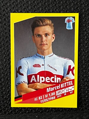 PANINI MARCEL KITTEL KATUSHA ALPECIN STICKER VIGNETTE # 197 TOUR DE FRANCE 2019