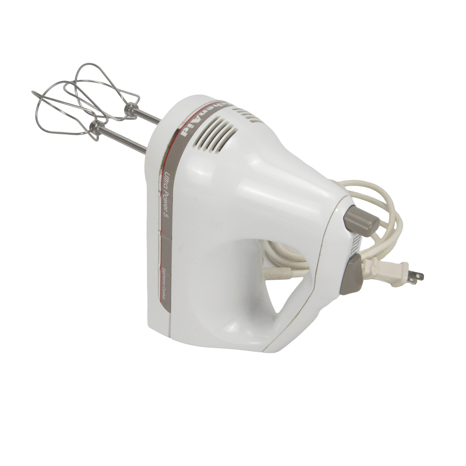 KitchenAid Ultra Power 5-Speed Hand Mixer with 2 Beaters and Minor Surface Damage KHM5DHWH-image