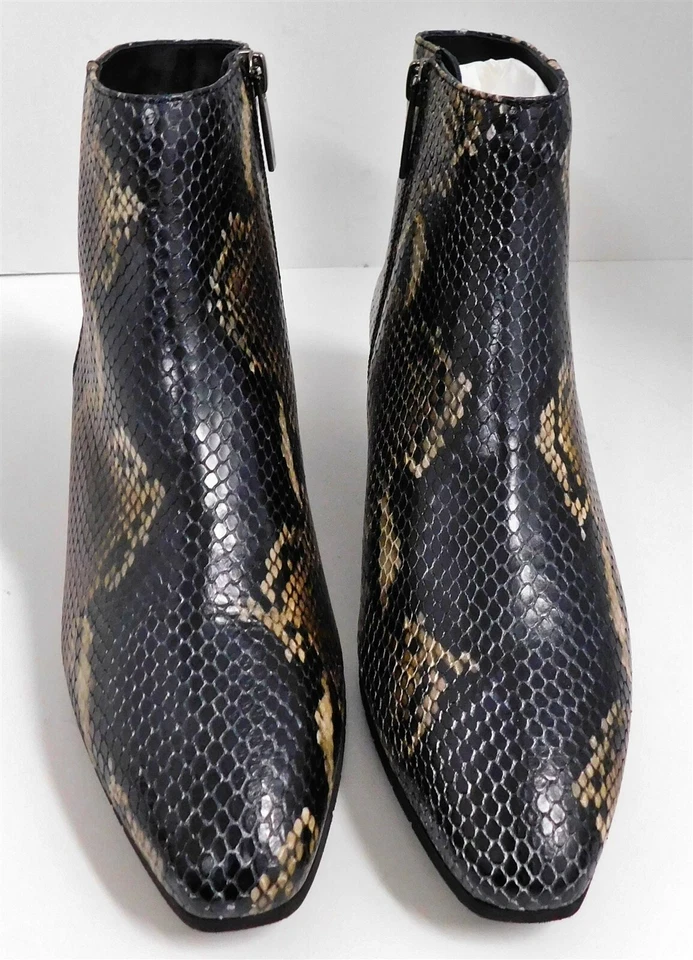 Nuevos Botines Aquatalia Cuero Negro 6.5 M Italia Foto 3 de 4