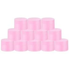 12Pcs 1.25oz Plastic Cosmetic Jars w/ Liners and Lids Makeup Cosmetic Containers