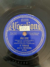 Vocalion Records 4736 - 78rpm Record - Al Donahue (Our Love / Little Skipper)