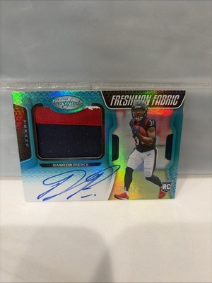 2022 Panini Certified Football Blue Freshman Fabric Dameon Pierce 37/50