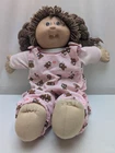 Vtg 1985 Cabbage Patch Kids Doll KT Factory Blue Signature Single Tooth Girl Bro