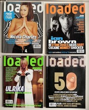 LOADED Magazine x4 1998 NICHOLA CHARLES Emma Noble Jonsson JANUS Ian Brown