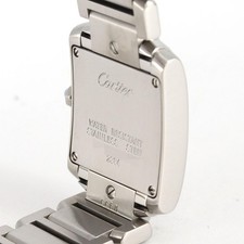 Authentic Cartier Tank Française SM W51008Q3 Stainless Steel Quartz #270-00... 6