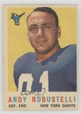1959 Topps Andy Robustelli #147 HOF 0jk5