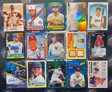 Topps Baseball Cards *Lot of 15* Serial’d, Autos, Relic