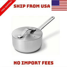 Caraway Home 1.75qt Stainless Steel Saucepan w/Lid Color Stainless NEW IN BOX