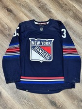 New York Rangers Mika Zibanejad Official Adidas Authentic Primegreen Jersey 52
