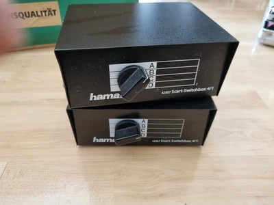 2x Hama Scart Verteiler (Scart Switchbox) für SNES, N64, MegaDrive usw. - - Bild 1 von 3