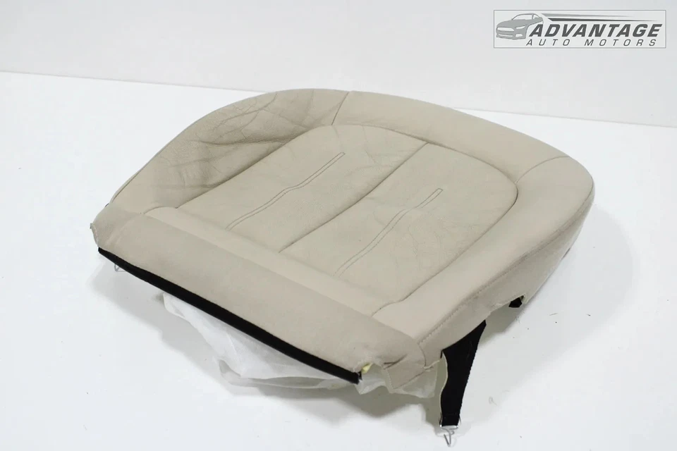 AUDI A6 QUATTRO C7 2016-17 delantero izquierdo lado del conductor asiento inferior cojín cuero OEM Foto 3 de 4