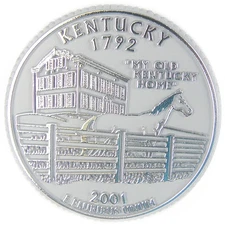 Kentucky State Quarter Magnet by Classic Magnets